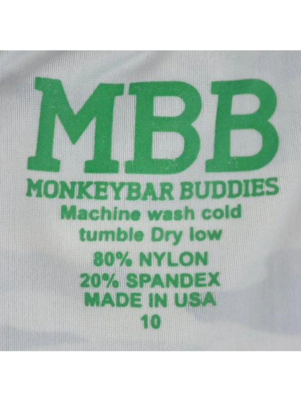 Monkeybar Buddies Cosmic Camo Girls Size 10 Gray Spandex Gymnastics Shorts